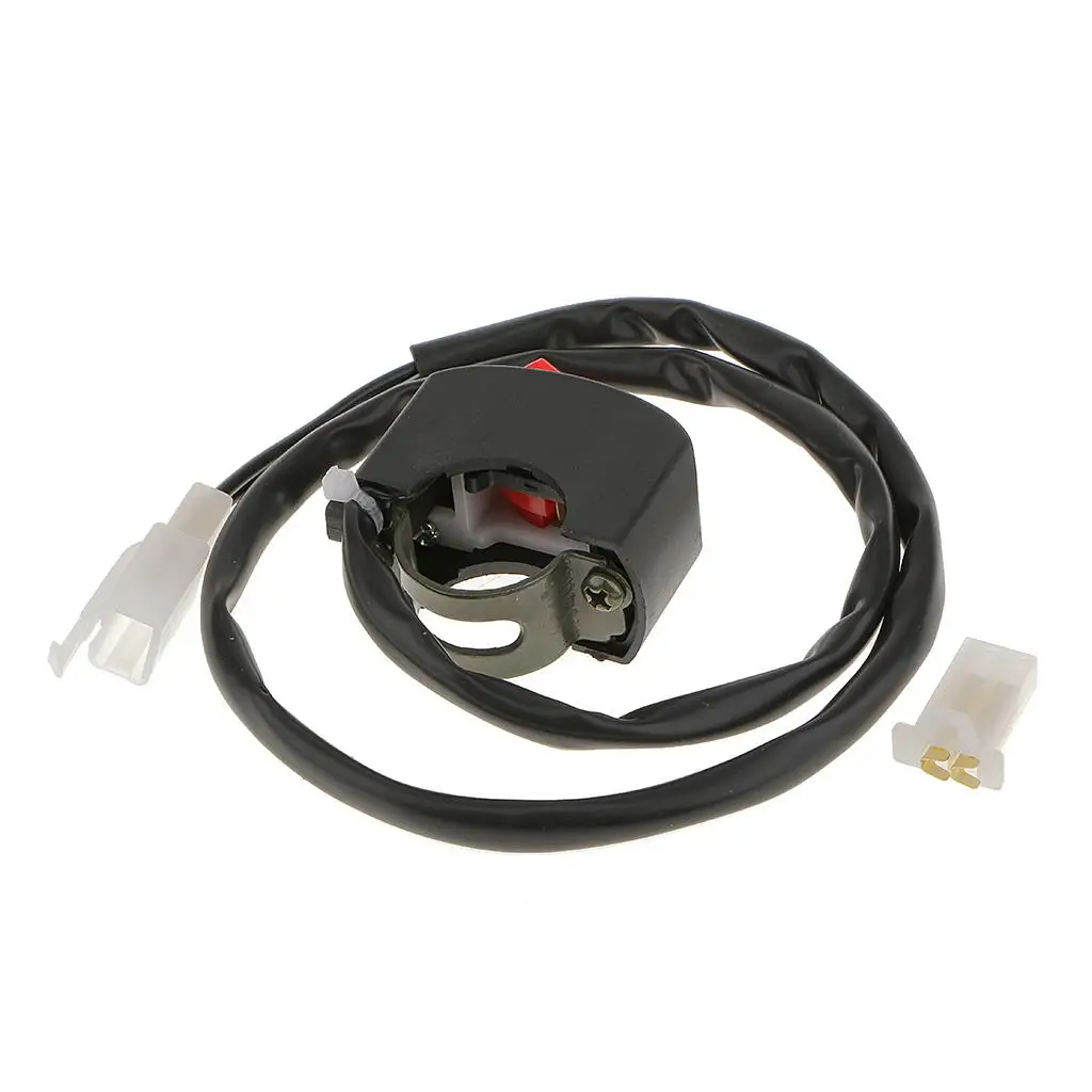 Universal Motorcycle Switch Waterproof ON OFF Button Socket for Hazard Lights and Mobile Device Charging view 2