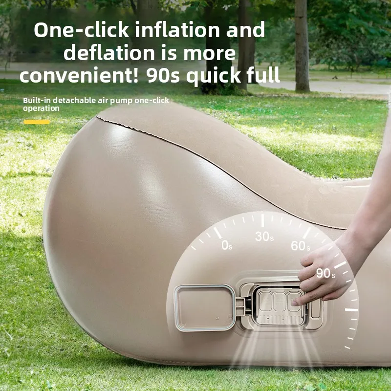 Outdoor Air Sofa Bed Inflatable Lazy Sleeping Bag Single Portable Camping Camping Beach
