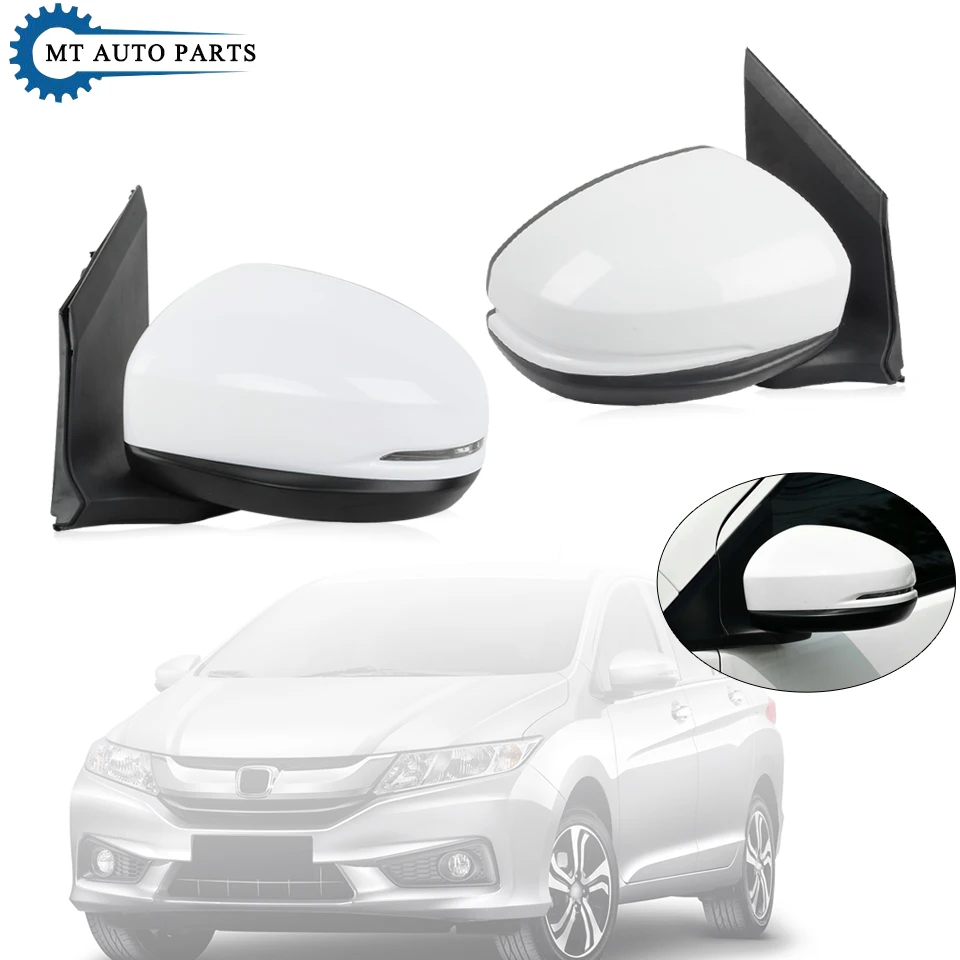 

MTAP Outer Rearview Side Mirror Assy For HONDA CITY GM6 2015 2016 2017 2018 3-PINS Without LED / 5-PINS With LED Light