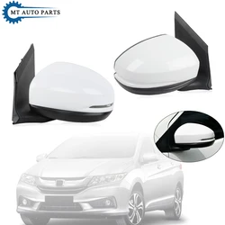 MTAP Outer Rearview Side Mirror Assy For HONDA CITY GM6 2015 2016 2017 2018 3-PINS Without LED / 5-PINS With LED Light