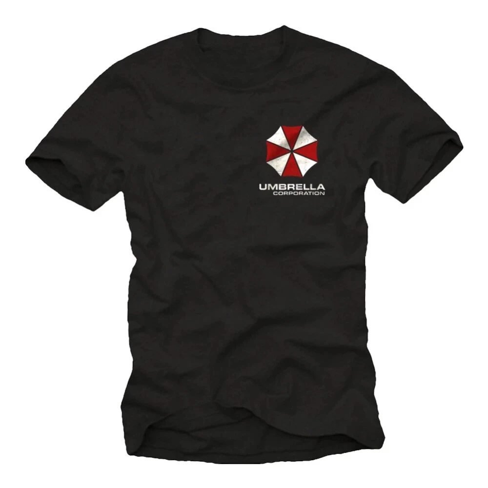 Umbrella Corporation's Signature-T-Shirts für Herren, Männer, Evil Geschenk, locker sitzende Streetwear-Shirts aus reiner Baumwolle für Paare