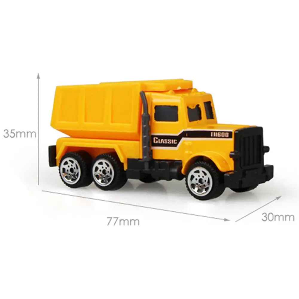 Mini Alloy Tractor Bulldozer Models Construction Excavator Model Car  Tractor  Farmer Vehicle Engineering Car Model