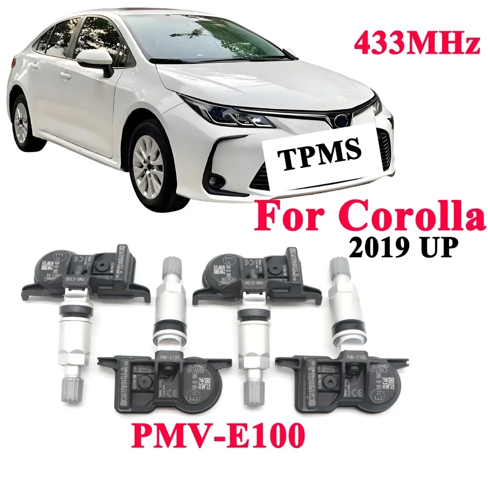 

Датчик давления в шинах TPMS для 2016-25, Toyota Avalon Camry RAV4 Corolla Lexus ES GX IS LS 433 МГц PMV-E100 42607-02090 42607-53040