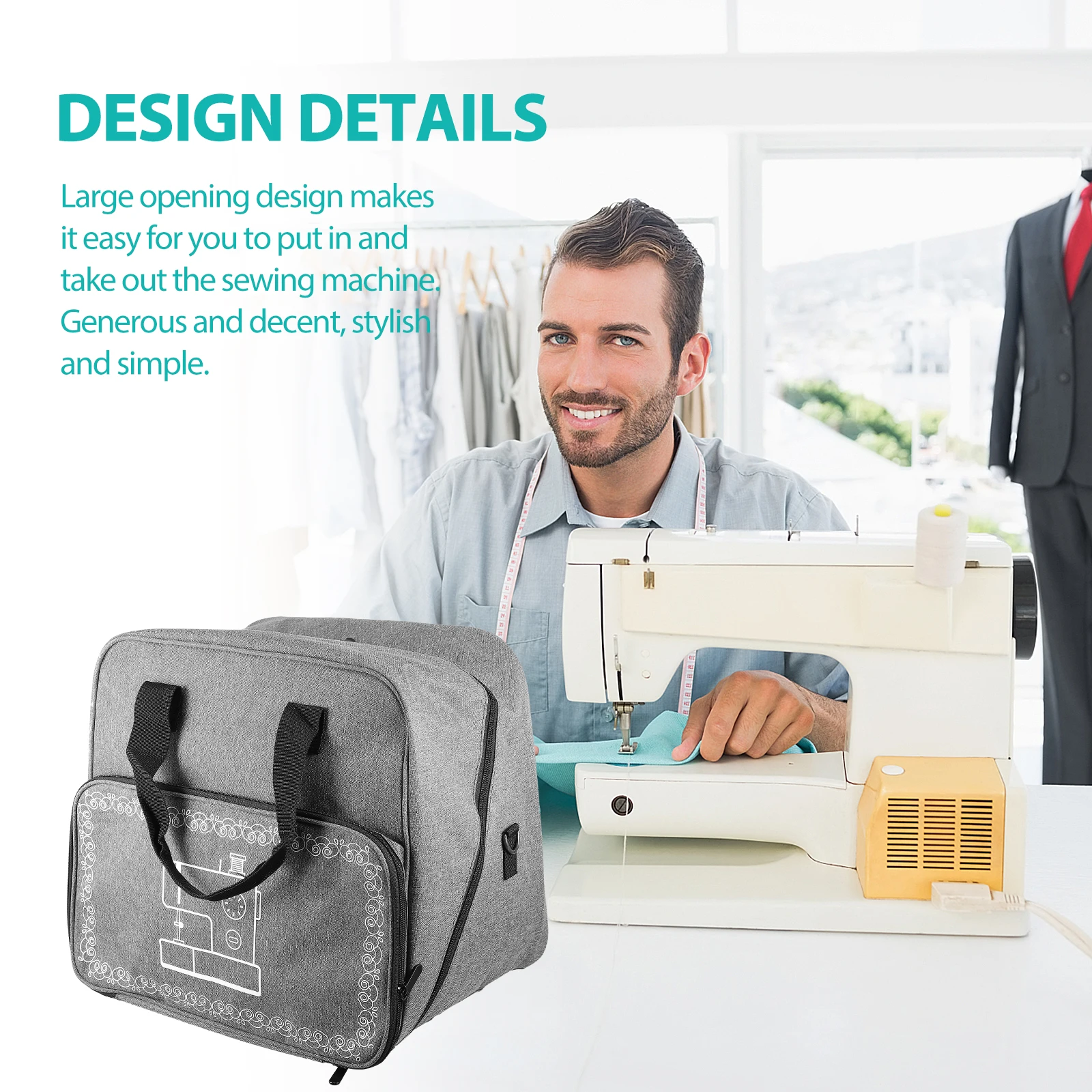 

Sewing Machine Bag Carrying Cases Portable Handbag Tote Mini Storage Bags Carrier