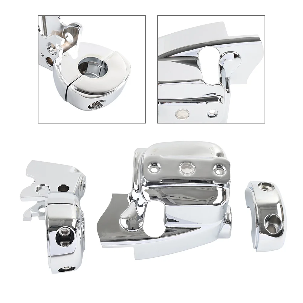 

For Harley Street Road Electra Glide Dyna with Dual Disc Front Brakes 1996-2007 Motorbike Clutch Control Dress-Up Cover Kits