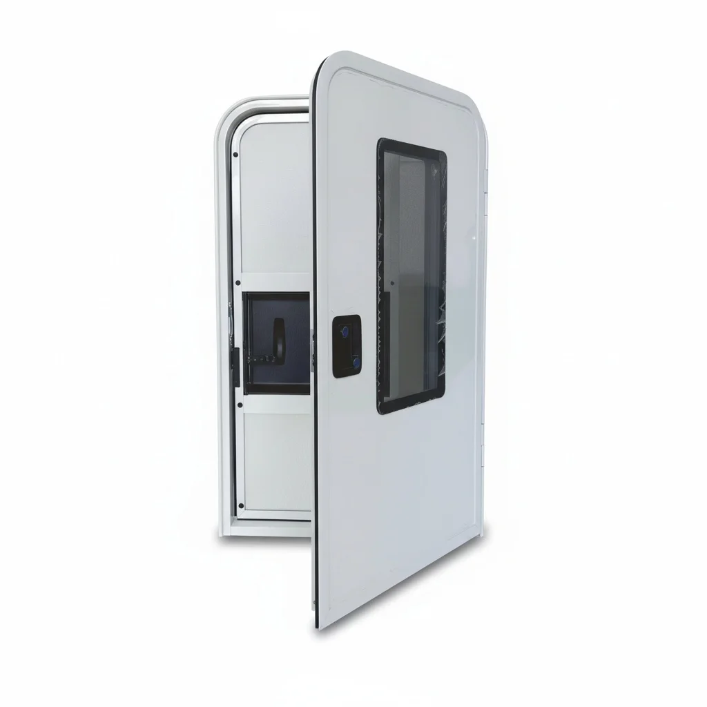 

Дверь для автодома, 620 x 1850 мм, алюминиевая панель двери для автодома, защитная дверь для каравана с закаленным стеклом, подходит для Burstner, ABG