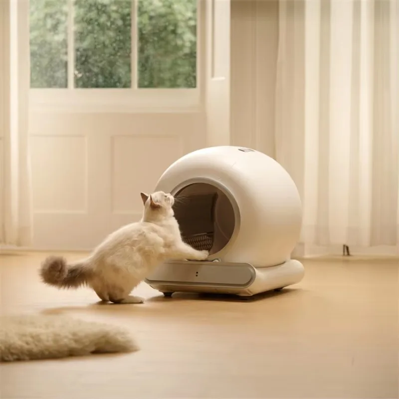 Electric Self Cleaning Cat Toilet Smart Litter Box Automatic Cat Toilet Customized