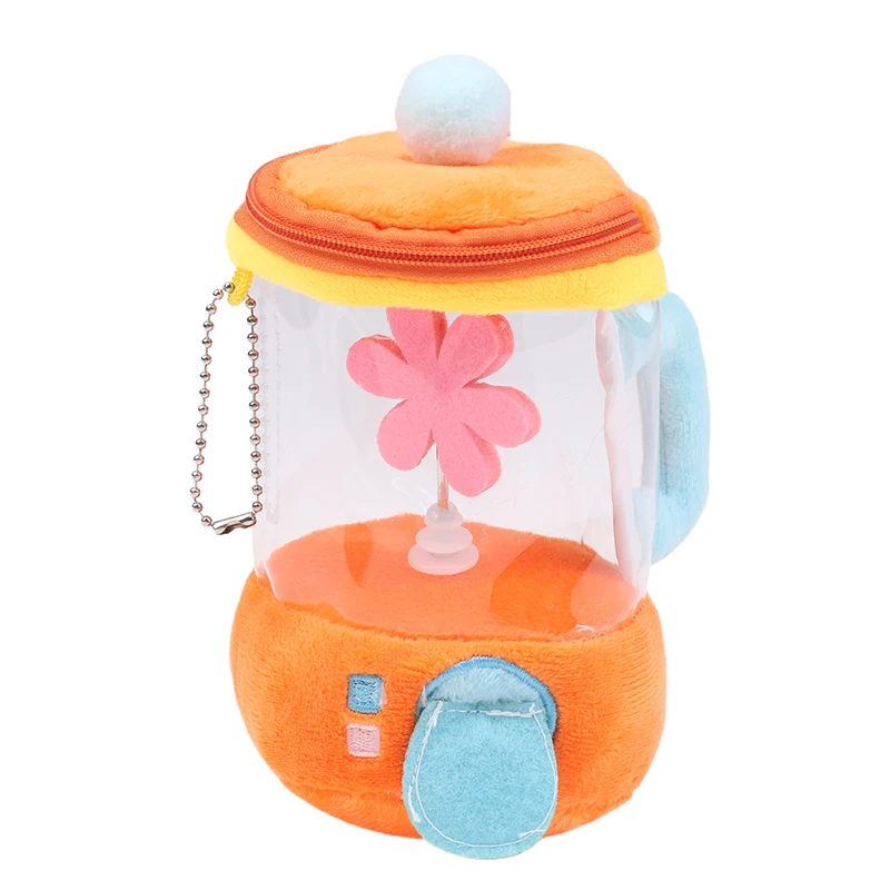 

Fun Drawstring Rotating Plush Toy Flowers Blender Plush Pull String Wind-up Flowers Juicer Plush Toy For Children Stress Relief