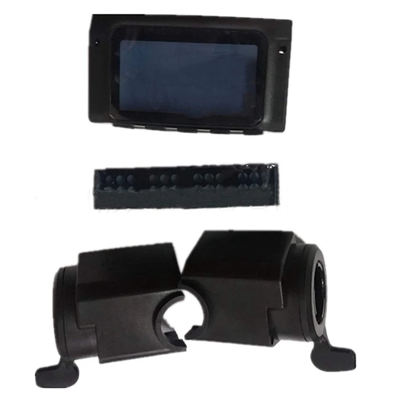 Cubierta de Monitor LCD para patinete KUGOO S1, S2, S3, 8 pulgadas, acelerador, freno, lámpara LED, 5 unidades