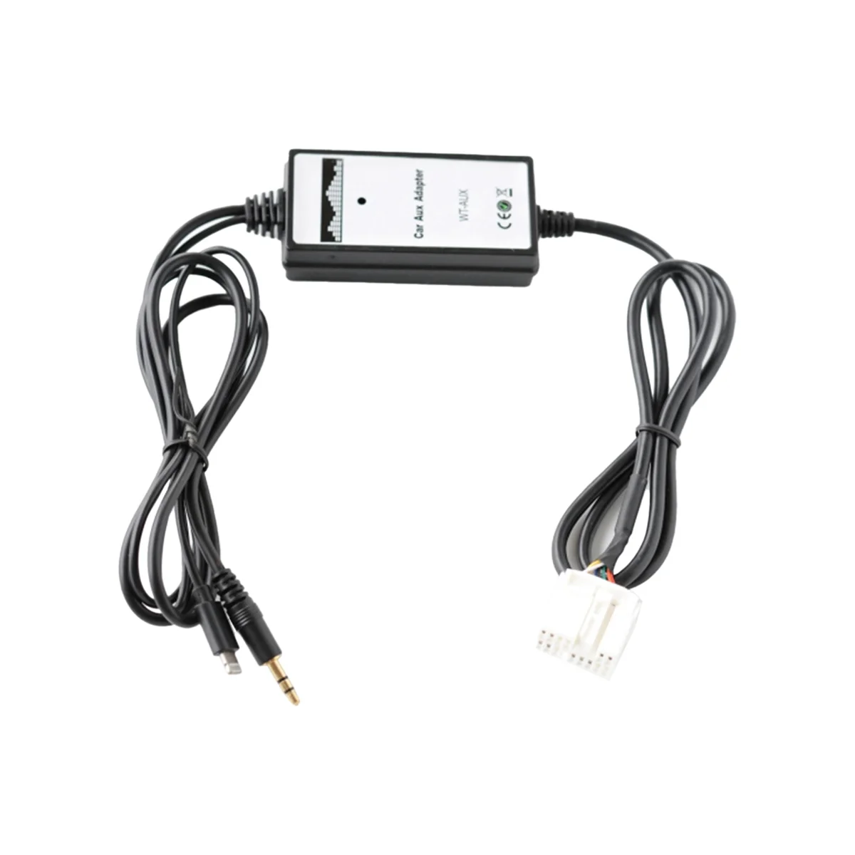 Car Audio AUX Adapter 3.5mm AUX Interface CD Changer with for IPHONG Charging for Honda Accord Pilot S2000 Civic CRV