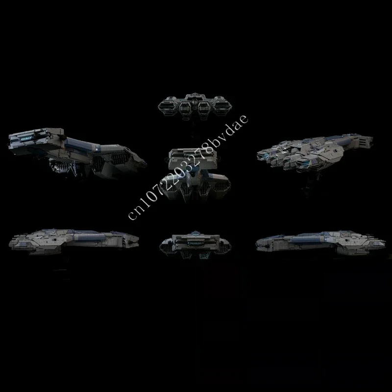 7685PCS Verd'yc-class Heavy Cruiser Space War Military MOC SpaceShip Battle Model Building Blocks DIY Education Model Toys Gift