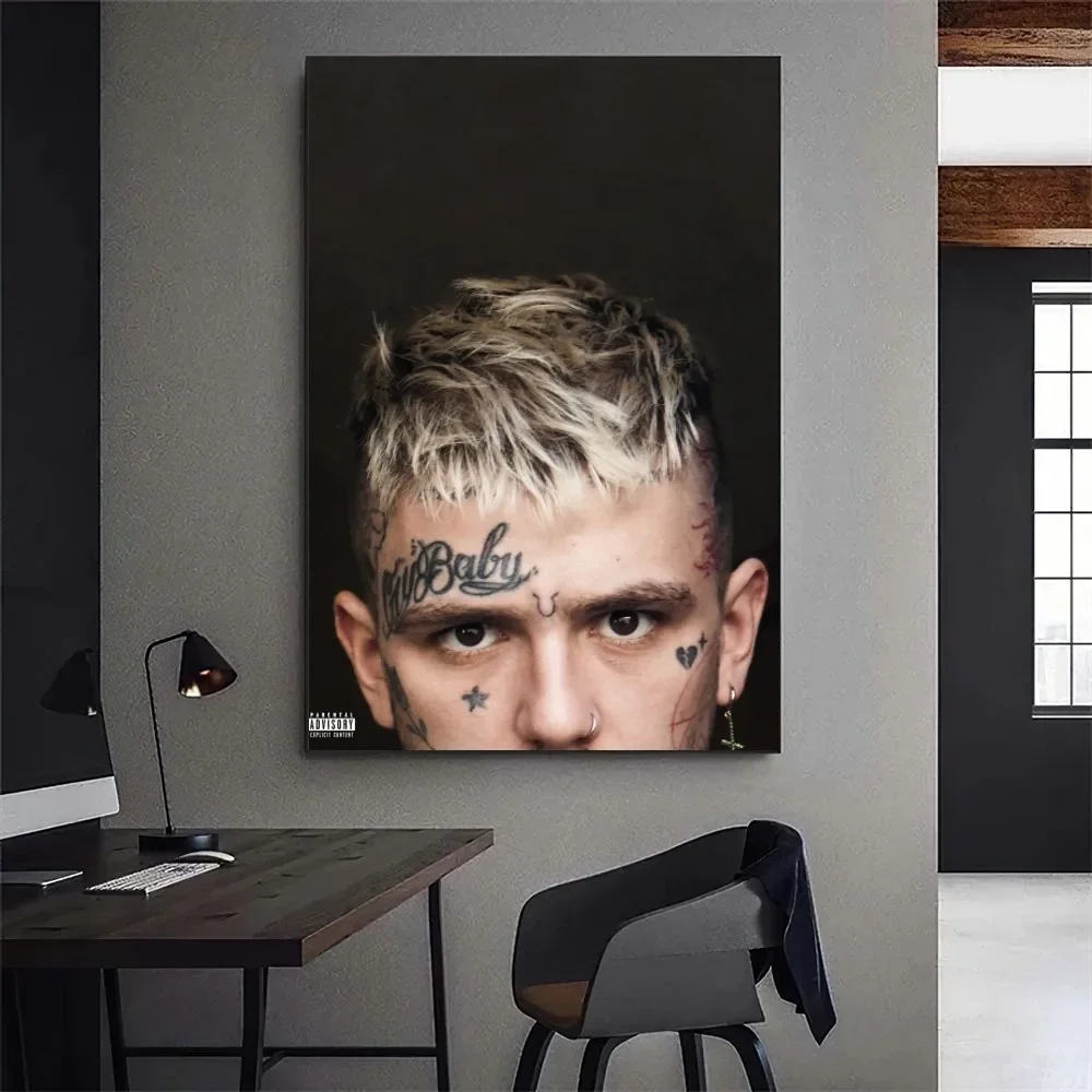 Lil Peep Hellboy Rapper Poster Gallery Prints Painting Wall Canvas Pictures Living Room Sticker Small