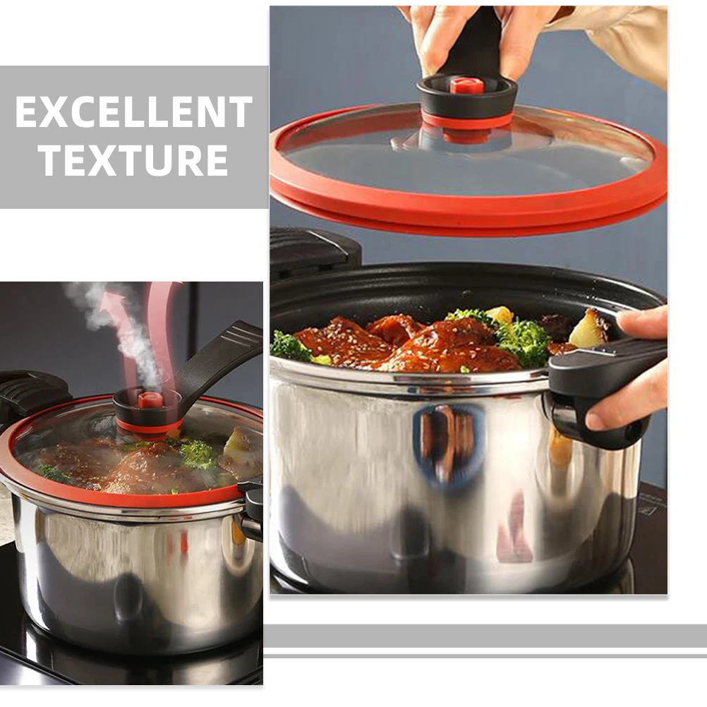 

Stainless Steel Pressure Cooker Nonstick Explosion-proof Soup Pot Multi-use Ergonomic Handle Heat Resistant Easy