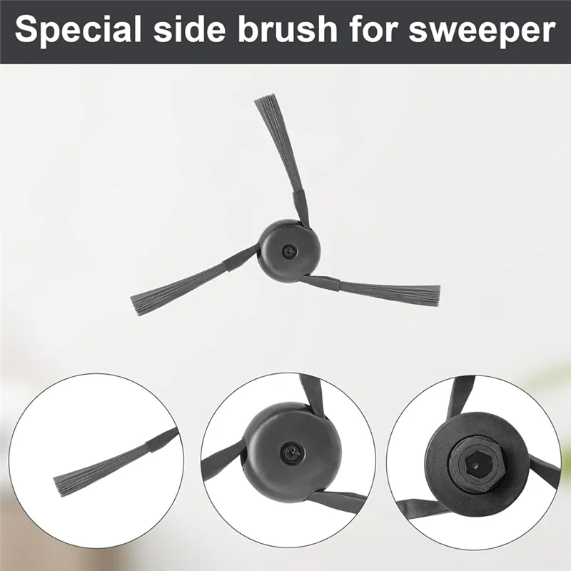 فرش جانبية B58B لـ Dreame X40 Ultra Complete / L40 Ultra / X40 Master لأجزاء المكنسة الكهربائية Mova P50 Pro Ultra