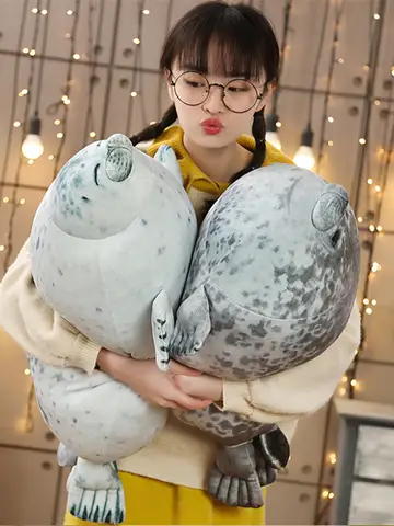 30cm Seal Pillow Kaiyukan Popular Soft Sea Animal Huggable Pillow Aquarium Plush Toy Gifts For Kids