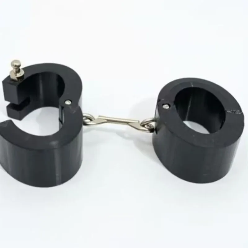 Adult 3D Printed Wrist Cuffs Magnetic Lock With Metal Chain Detachable Cosplay Games Costume Accessory Restraint Prop