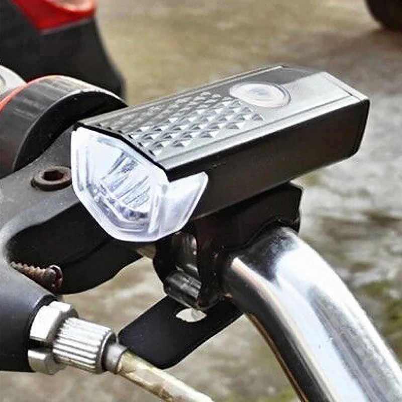 

Bike Bicycle Light USB LED Rechargeable Set Mountain Cycle Front Back Headlight Lamp Flashlight Cycling Safety Warning Light