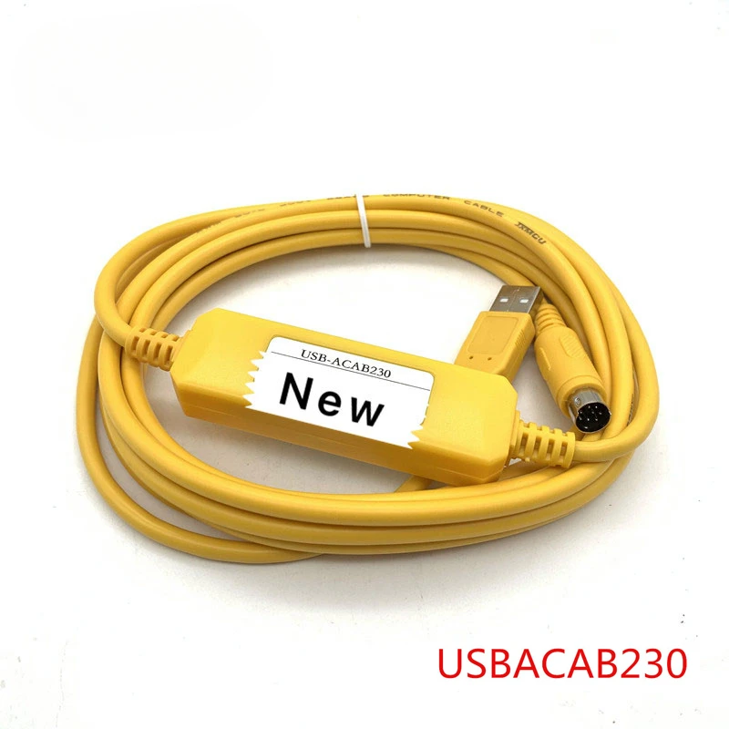 

Maxgeek USBACAB230 Delta PLC Programming Cable USB TO RS232 Adapter For USB-DVP ES EX EH EC SE SV SS Series Cable