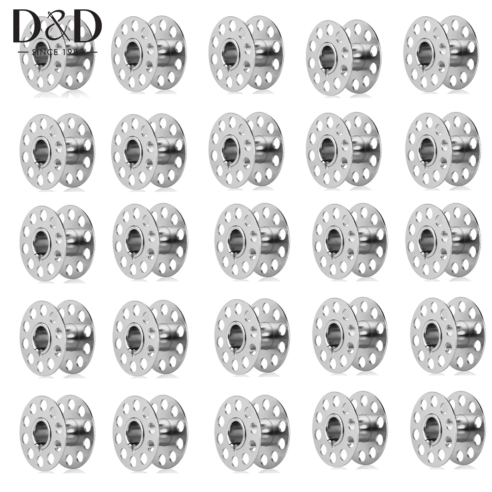 

50/100pcs Metal Bobbins Sewing Machine Bobbins Spool Home Sewing Bobbins for Singer Sewing Machine DIY Accessories