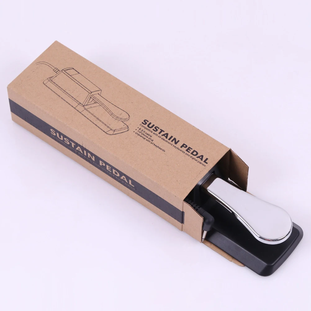 

Universal Piano Keyboards Sustain Foot Pedal with Piano Style Action for Electronic Keyboards Digital Piano Compatible with Yama