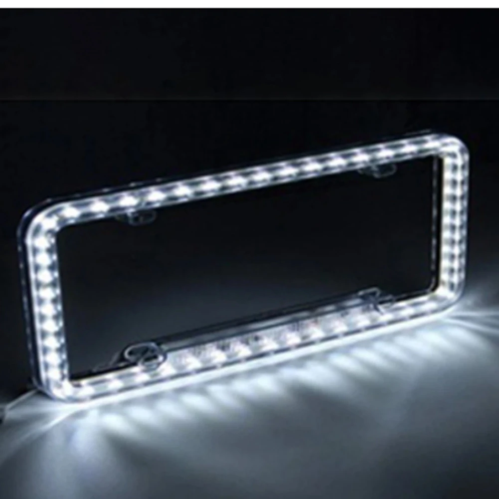 Car License Plate Frame 12V LED for U.S. Standard Truck Vehicle Accessories