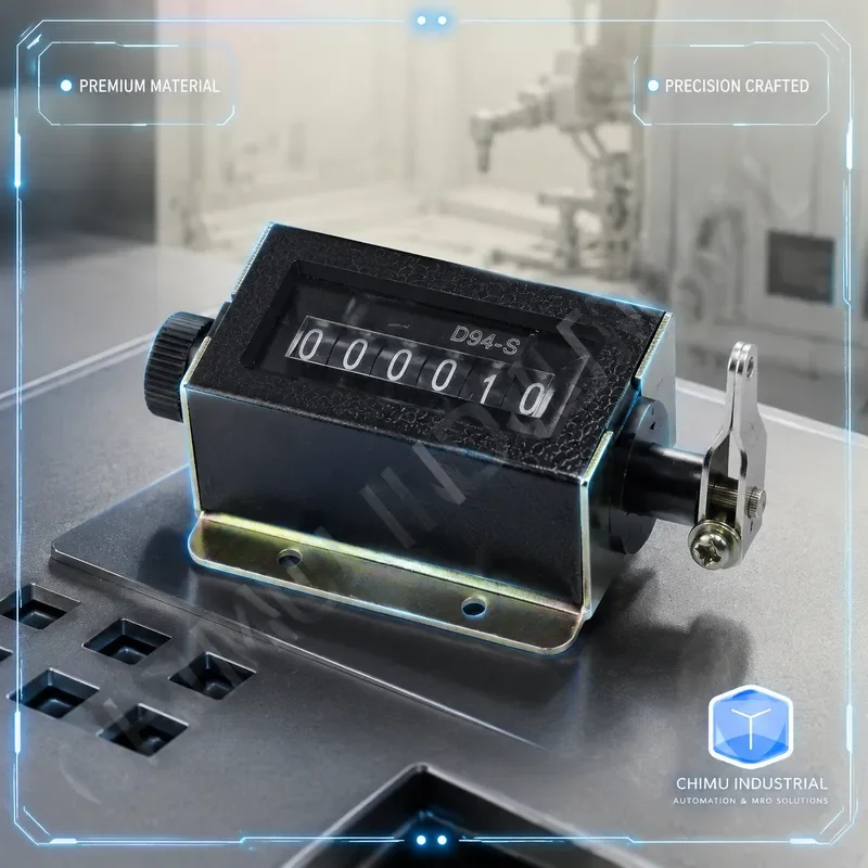 【CHIMU INDUSTRIAL】 Baoshide D94-S 6 Digit Mechanical Hand Pull Counter Industrial Press Rotation Table Counting Device