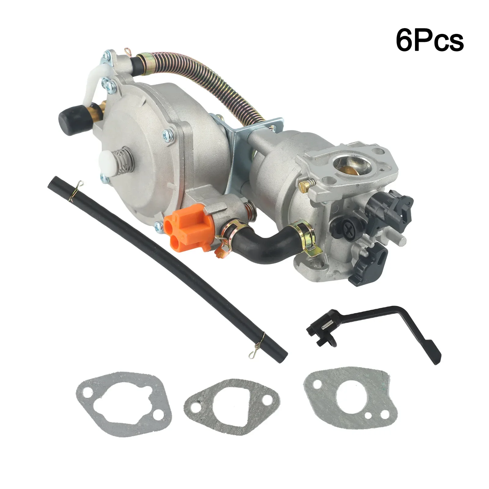 Imagem -04 - Conjunto de Carburador com Peças de Juntas 13.5kw 168f 170f 6.5 para Gerador a Gasolina Lpg168 Kit de Substituição de Carburador de Combustível Duplo 1