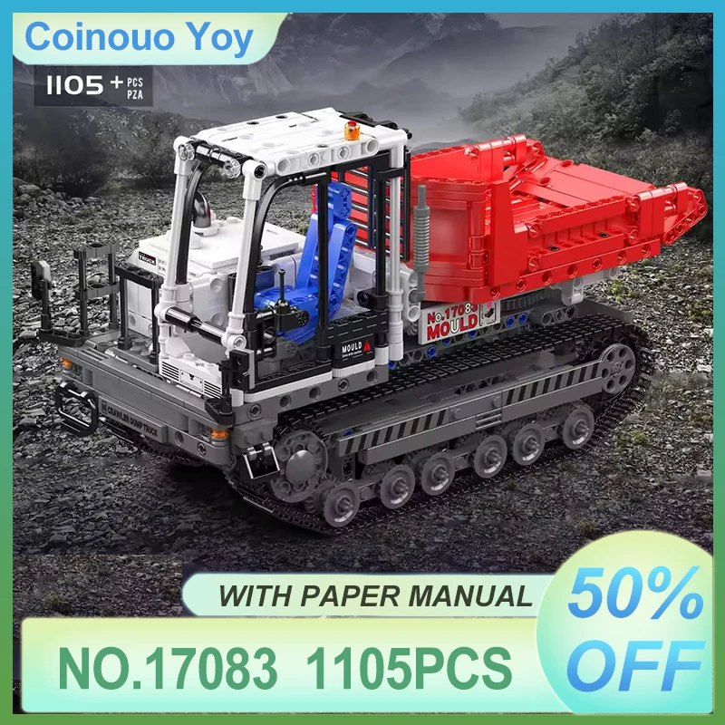

MOULD KING 17083 Technical Car Toy Engineering Tracked Dumper Building Block Remote Control Mining Dumper Truck Toy Chrisma Gift