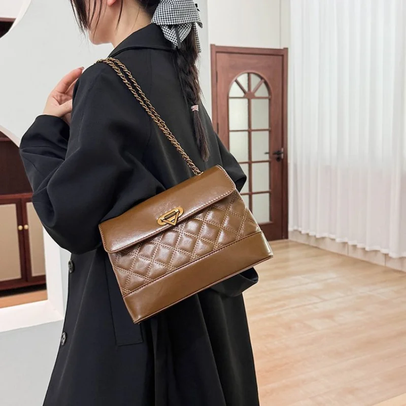 

Высококачественная женская сумка-мессенджер из искусственной кожи с повседневным простым винтажным и парижским повседневным образцом ​