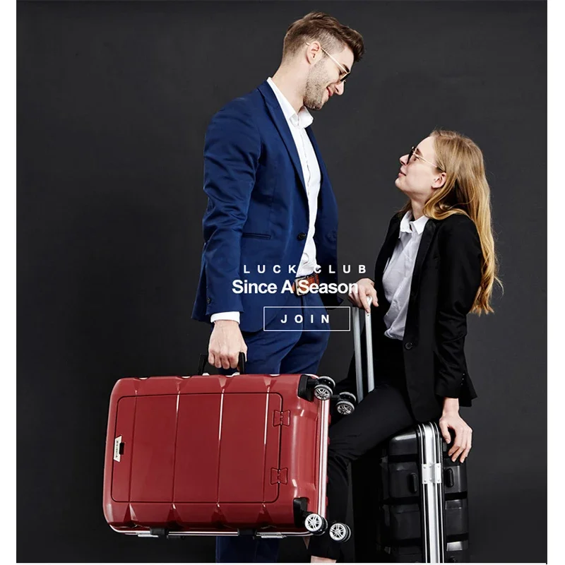 Trolley Travel Suitcase Front Computer Luggage Rolling Hard Shell Spinner 20 Inches With Mobile Cup Holder USB Charging PP Hook