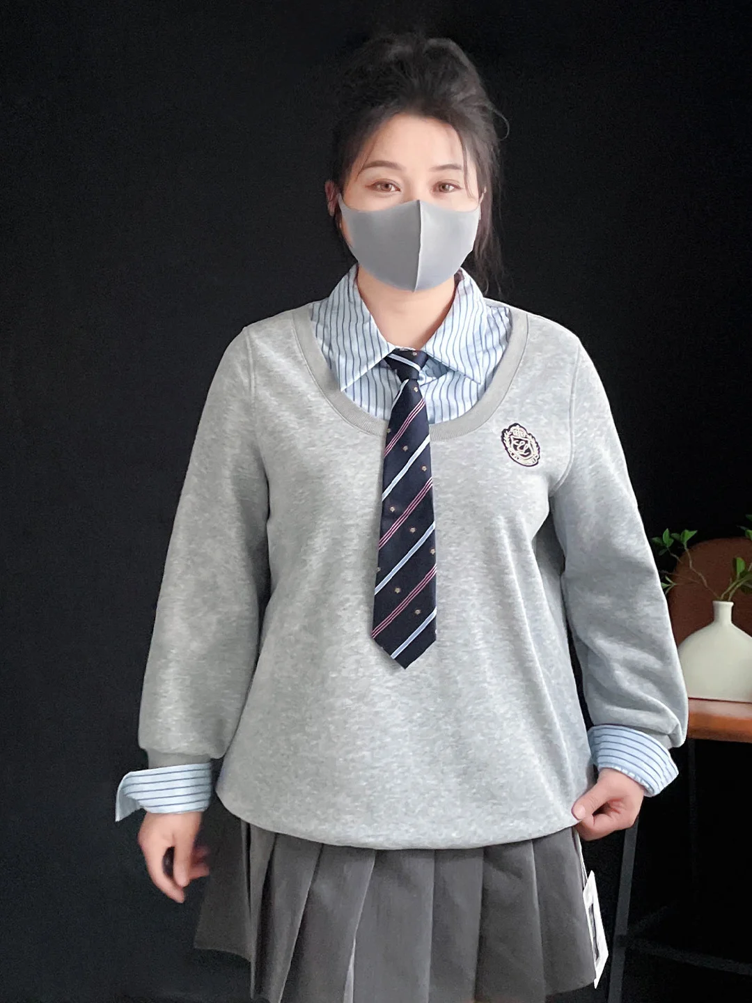 

Loose Women's Hoodie plus Size oulder High Waist Long Sve Casual Spring Faion Korean Sle Cover Belly Belly Fat Burning