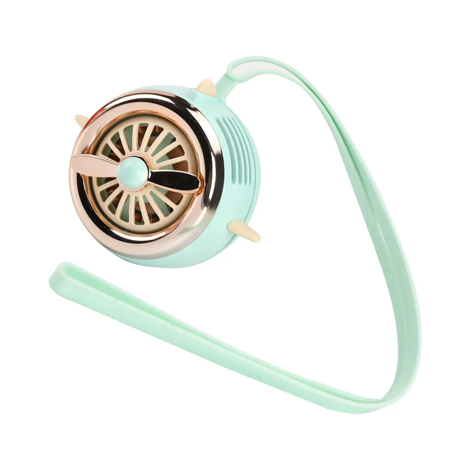 Máy Bay Mini Cá Nhân Treo Quạt Làm Mát USB Sạc Cho Gia Đình Hoặc Bạn Bè Những Vòng Cổ Quạt Có Thể Tháo Rời Dây Đeo