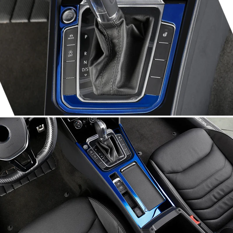 For Volkswagen VW Passat B8 Arteon CC 2017-2022 LHD Interior Accessories Central Control Gear Box Shift Water Cup Holder Panel