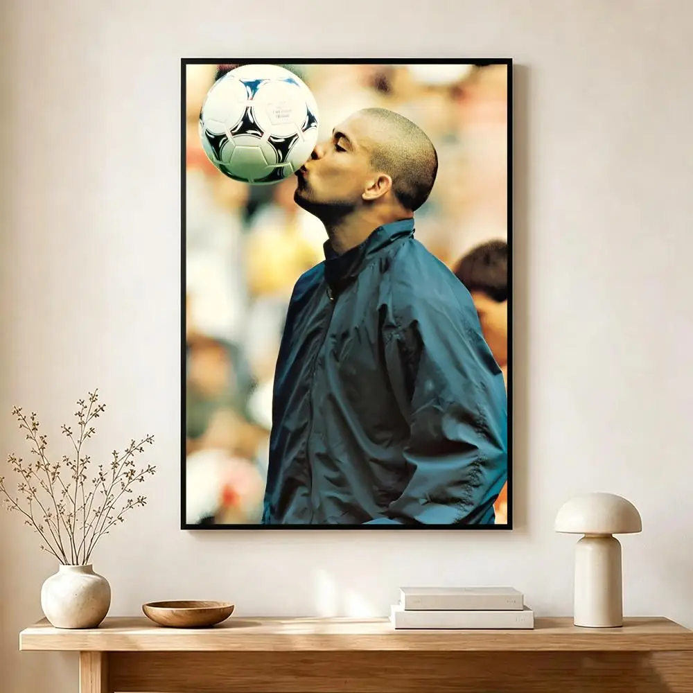 legendary footballer R-Ronaldo Nazario Poster Modern Home Decoration Interior Design & Contemporary Wall Art Collection