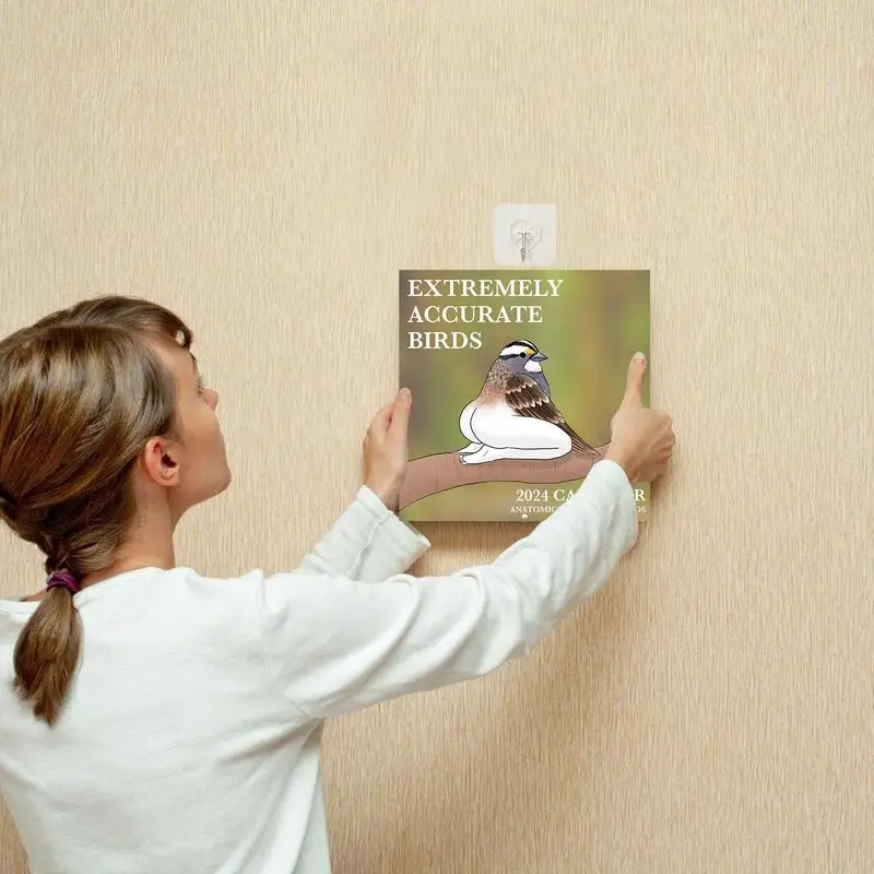 2024 Calendar Of Extremely Accurate Birds Decorative Wall Monthly Calendar For Bird Lovers Room Calendars For Bedroom Living