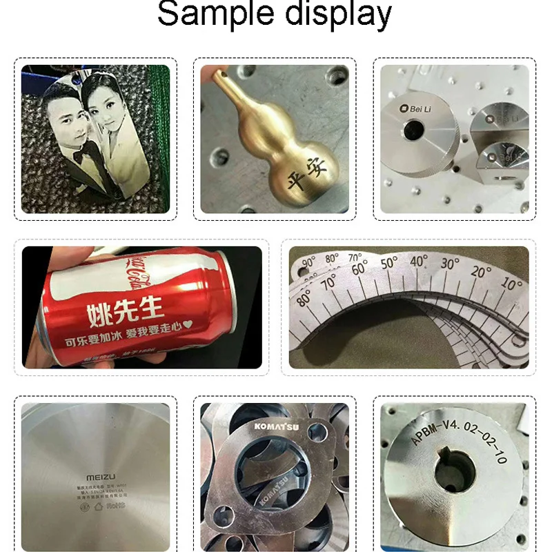 

20W 30W 50W Fiber Laser Marking Machine Raycus Metal Laser Engraving Machine for Stainless Steel Gold Aluminum Silver Copper
