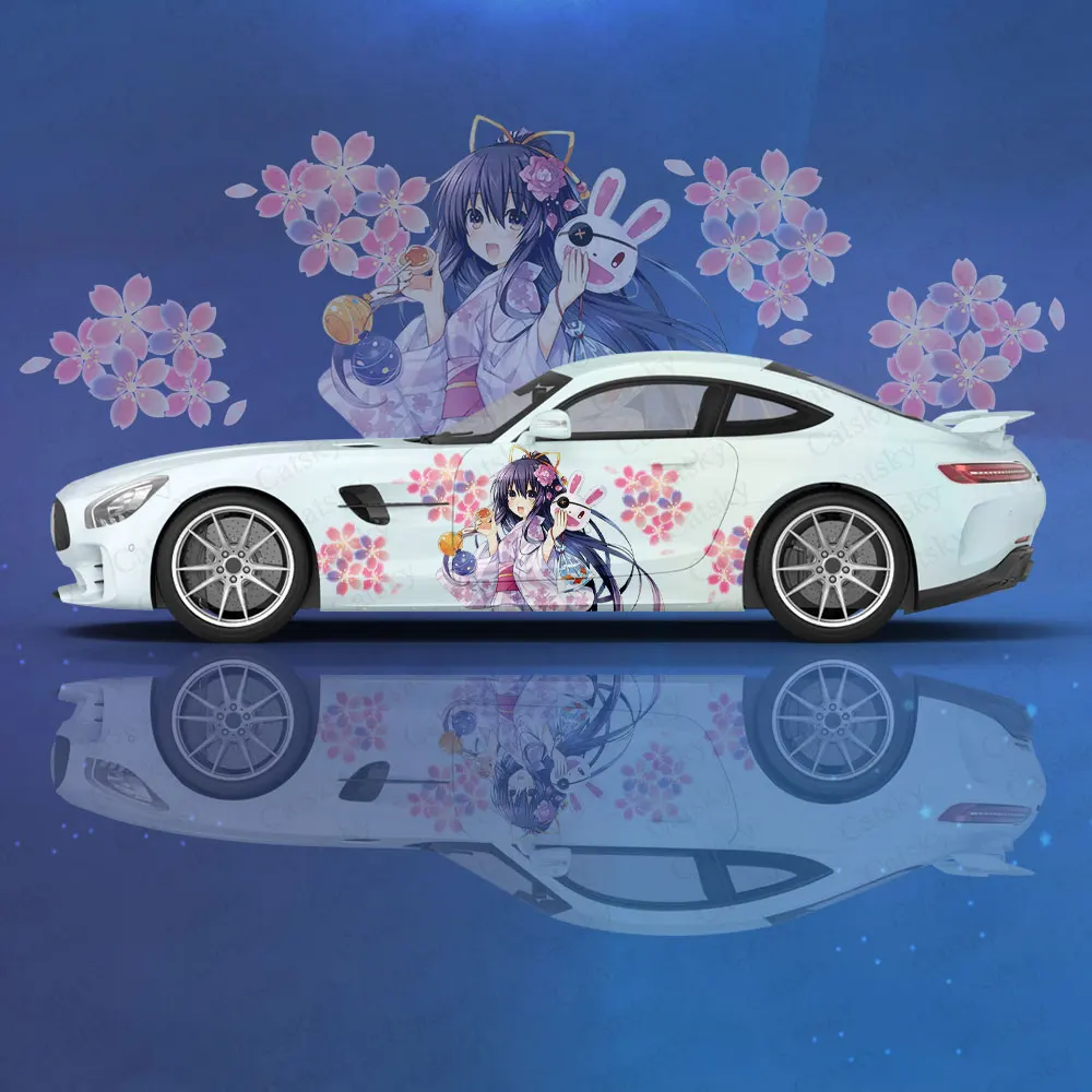 

Anime DATE A LIVE Custom Truck Car Sticker Decal Hood Door Body Side Universal Size New Car Sticker Decoration Auto Accessories