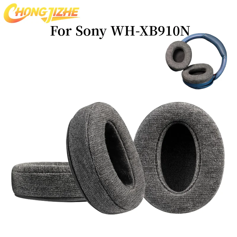 

CHONGJIZHE Replacement Skin friendly cotton fabric Ear Pads For Sony WH-XB910N Sponge Soft Foam Cushion Headphones Accessories