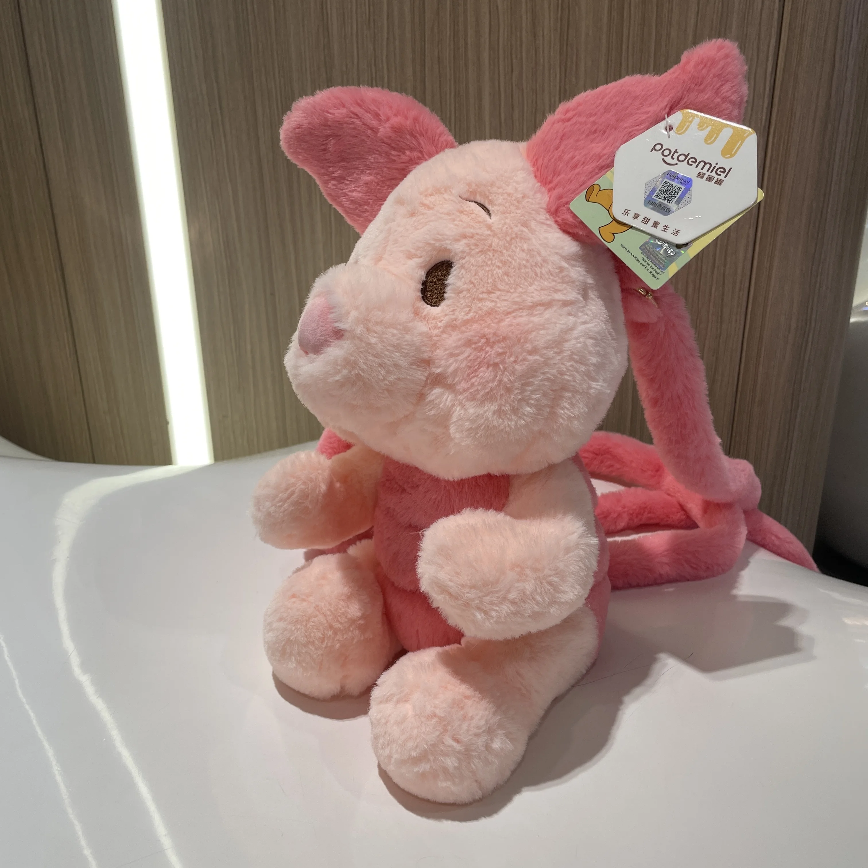 Alta qualità nuovo arrivo 100% genuino Disney carino maialino rosa peluche bambini farcito zaino bambini compleanno regalo di natale