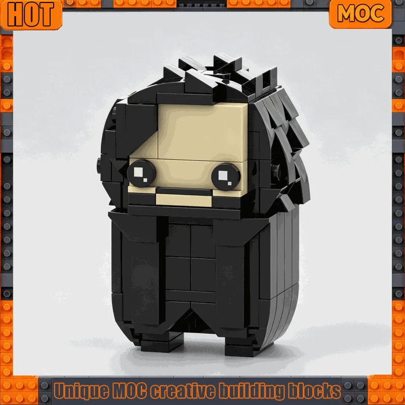 410PCS MOC Block Head Style Hooded Knight and White Wolf Animal Model Building Blocks DIY Educational Assembly Toy Popular Gift