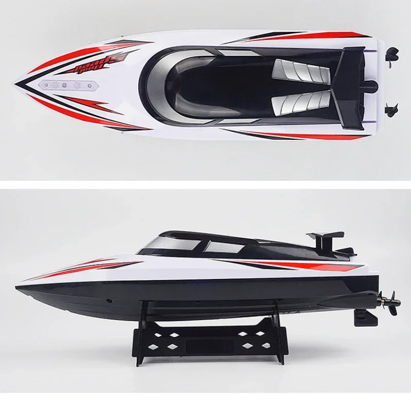 RH706 RC Boot 2,4 GHz 15-18 km/h High-Speed Fernbedienung Racing Schiff Wasser Schnellboot Kinder Modell Spielzeug für Jungen Yacht Geschenk