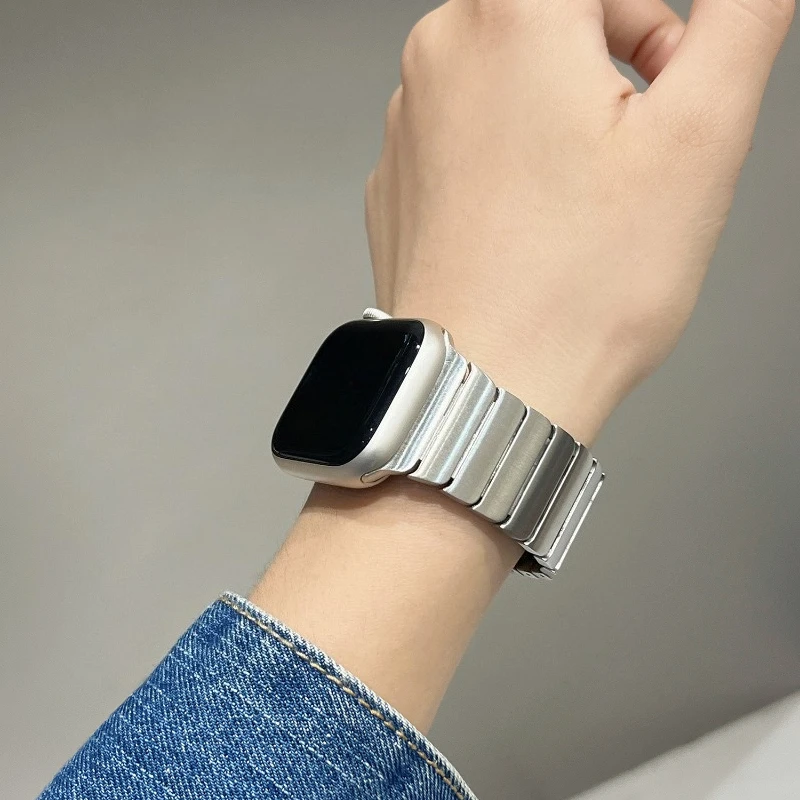 Strap For Apple Watch Band 46mm 42 44 40 45 41 49 38mm Watchband Steel Bracelet iWatch Series 12 11 10 9 8 SE 7 6 5 4 3 Ultra 2