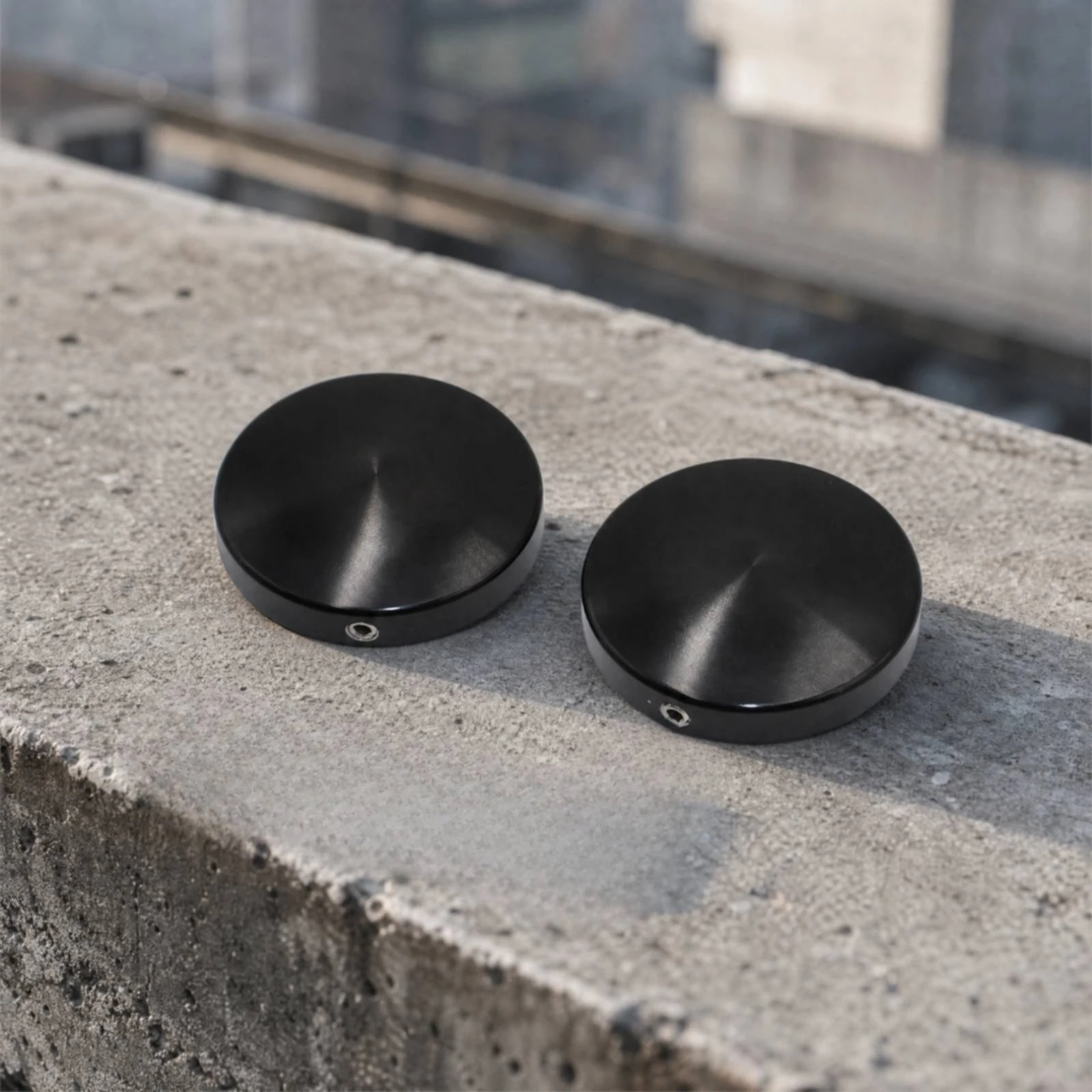 2 Pieces Slim Domed Fork Bolt Cover Easy Installation Aluminum Alloy Front-Fork Bolt Cover Lightweight High Reliability