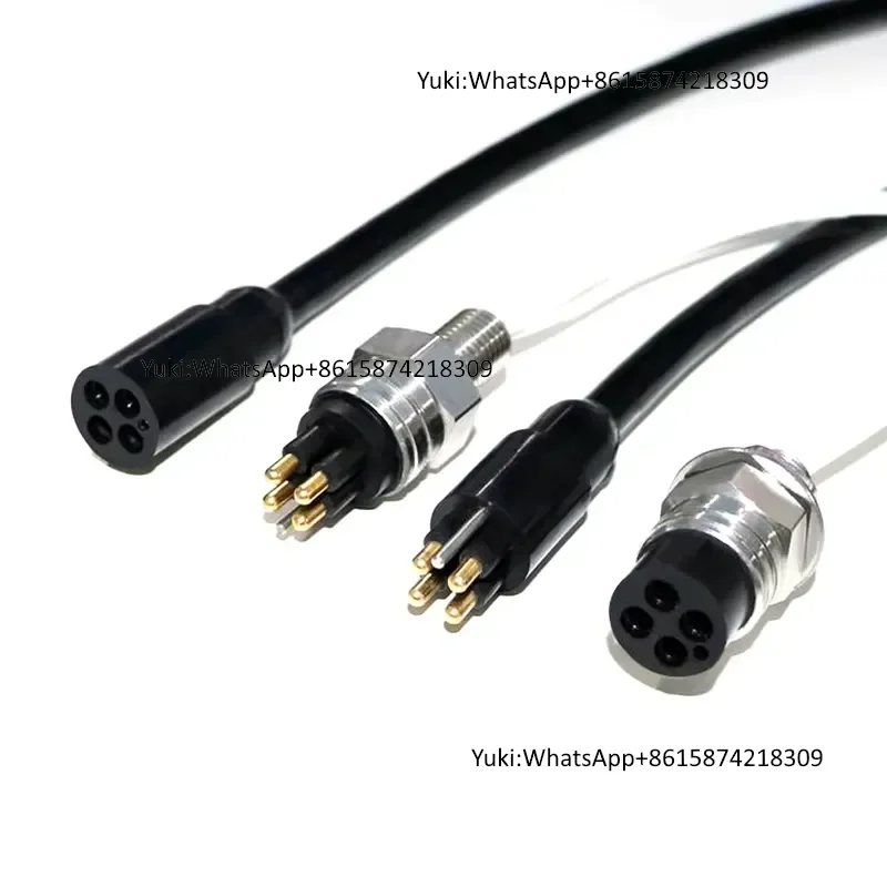 Waterproof Custom SubConn Pluggable Screw Ip69k Watertight Underwater ROV Subsea Bulkhead Marine Cable/Wiring Harness