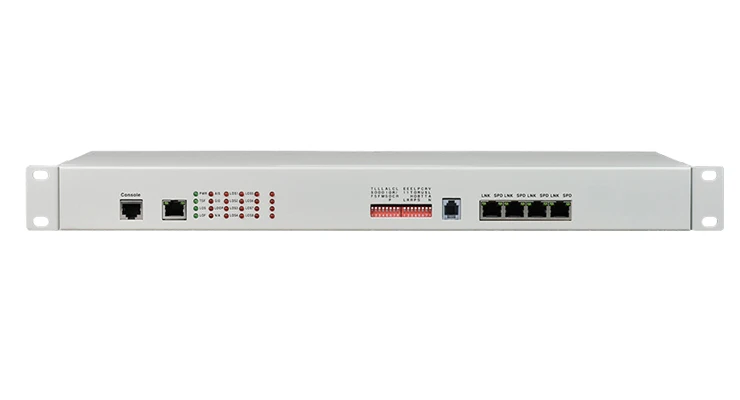 Dual Impedance 8E1 PDH Optical Fiber Multiplexer With Gigabit Ethernet