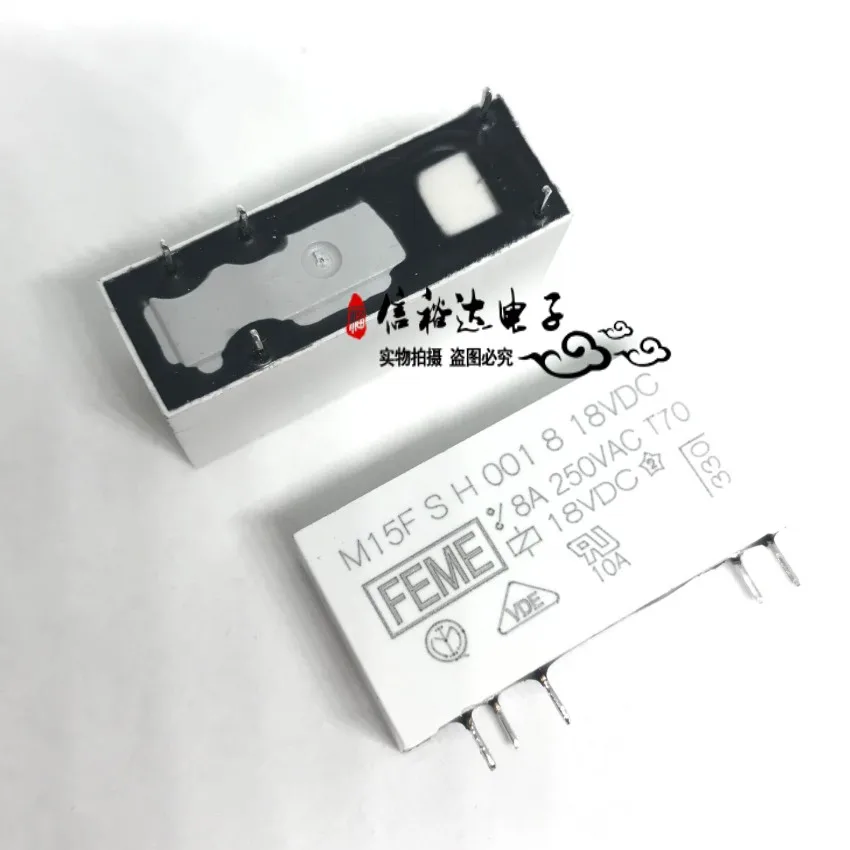 

5PCS/FEME M15FSH0018 18VDC 8A 250V Brand New Original