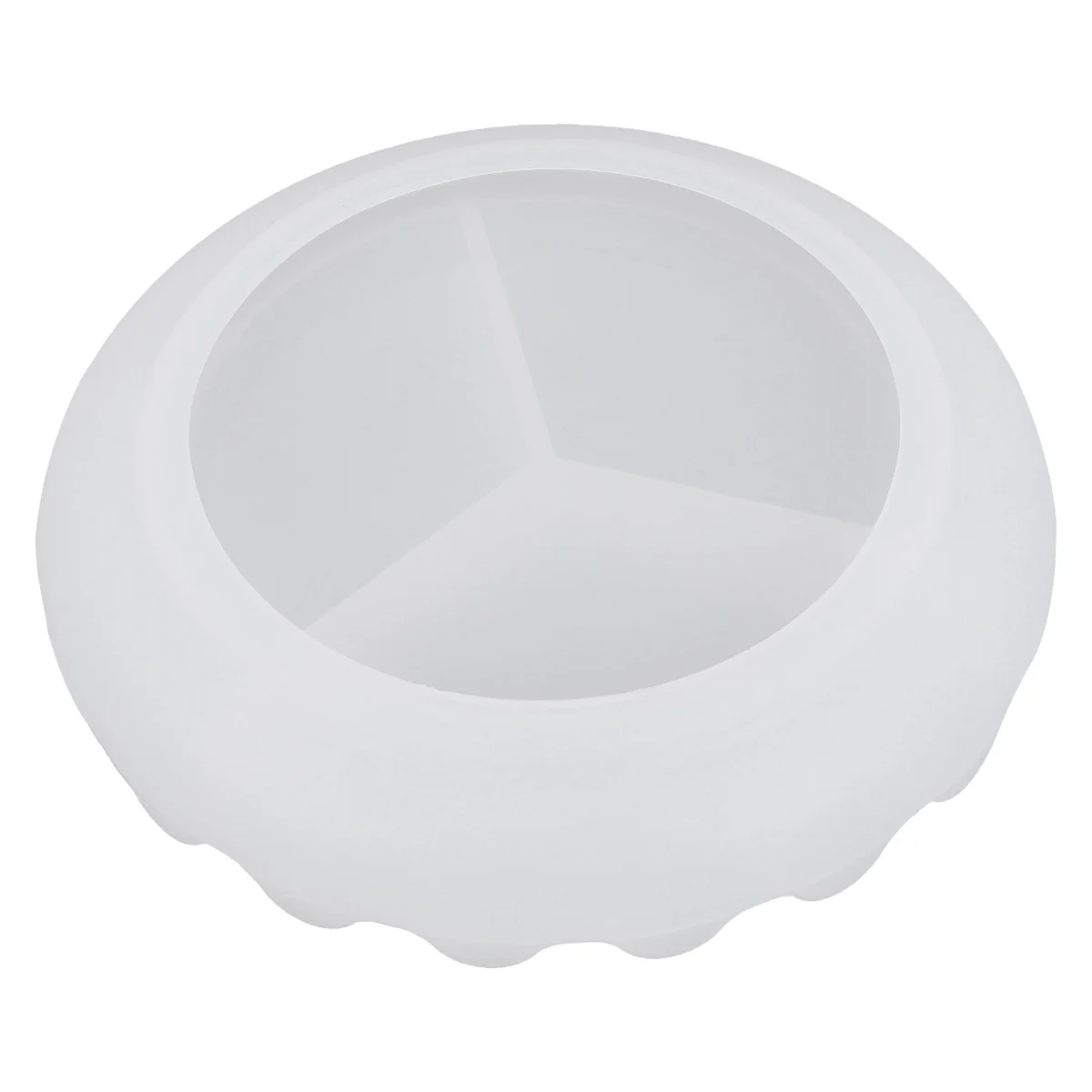 

1Pcs Silicone Mold Crystal Epoxy Creative Round Flat Plate Eco Friendly Non Stick DIY Mirror Mold Handmade Craft