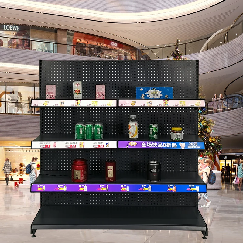 

Сверхширокий полосовой край полки для супермаркета, рекламный растягивающийся бар, край полки, ЖК-дисплей, рекламный экран с цифровыми вывесками