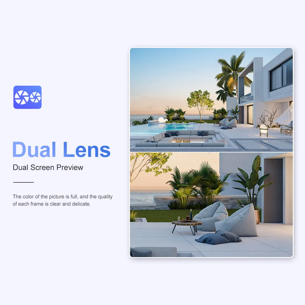 LS VISION 4K 20X Zoom 4G Solar Wireless Outdoor Security Camera, Dual-Screen WiFi IP Cam Night Vision Full Color Auto Tracking