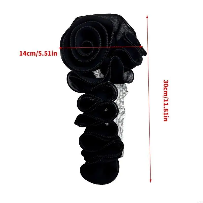 270D Decorative Flower Patches Halloween Costume Patches Embroidery Appliques for Elevating Fashion Ensembles